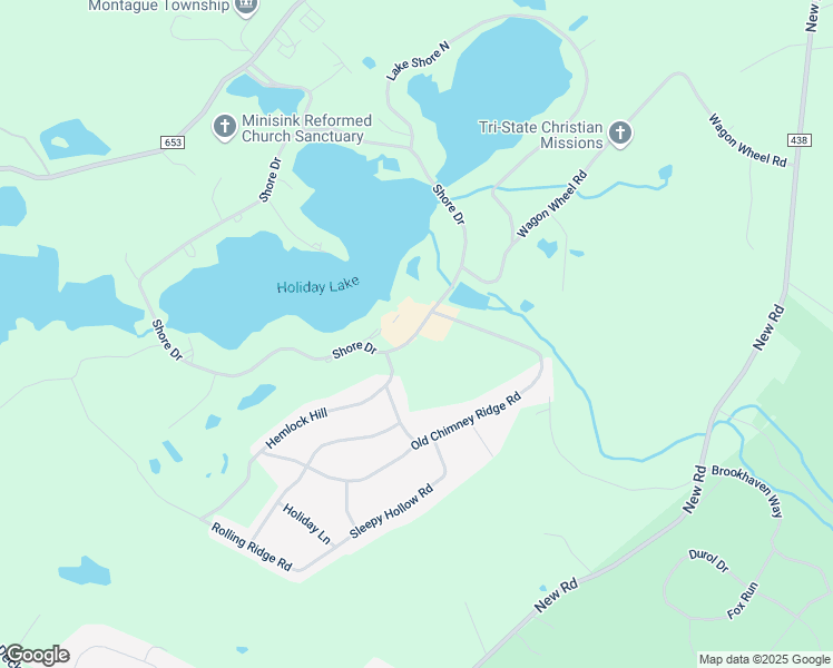 map of restaurants, bars, coffee shops, grocery stores, and more near 348 Shore Drive in Montague Township