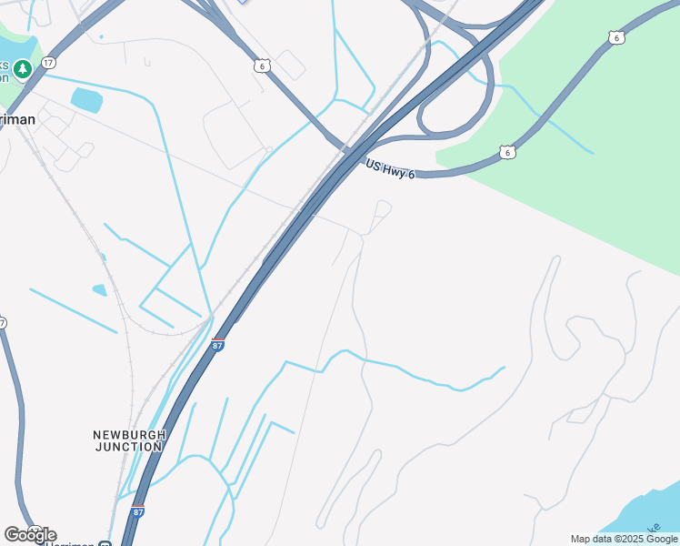 map of restaurants, bars, coffee shops, grocery stores, and more near 158 Arden House Road in Harriman