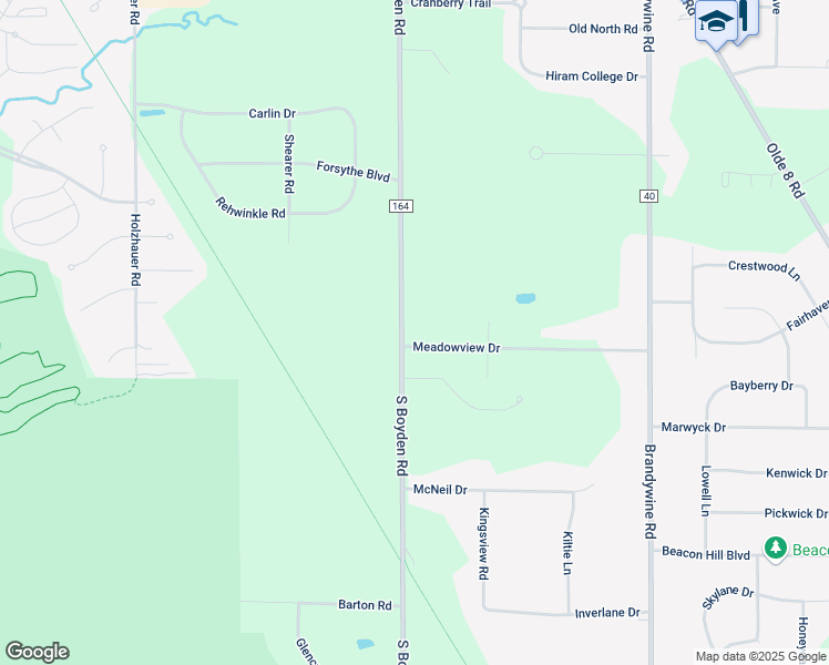 map of restaurants, bars, coffee shops, grocery stores, and more near 454 Meadowview Drive in Northfield
