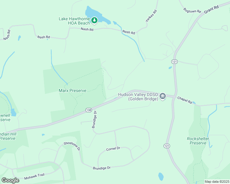 map of restaurants, bars, coffee shops, grocery stores, and more near 7 Sullivan Road in Goldens Bridge
