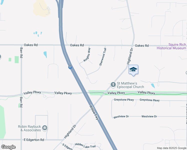map of restaurants, bars, coffee shops, grocery stores, and more near 9463 Sherwood Trail in Brecksville