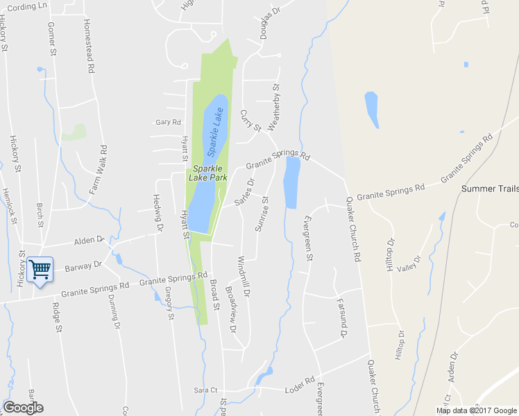 map of restaurants, bars, coffee shops, grocery stores, and more near 2787 Sunrise Street in Yorktown Heights