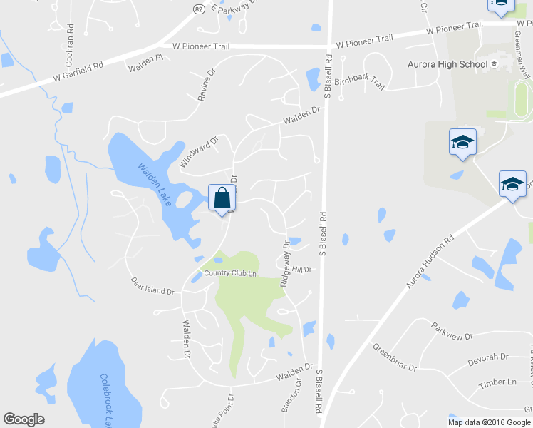 map of restaurants, bars, coffee shops, grocery stores, and more near 524 Concord Downs Lane in Aurora