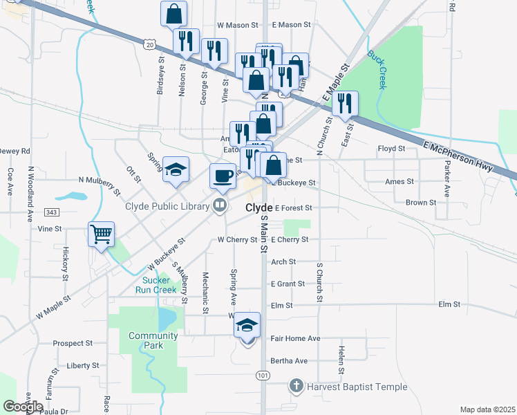 137 South Main Street, Clyde OH Walk Score