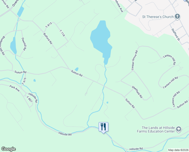 map of restaurants, bars, coffee shops, grocery stores, and more near 1-29 Pinecone Lane in Back Mountain