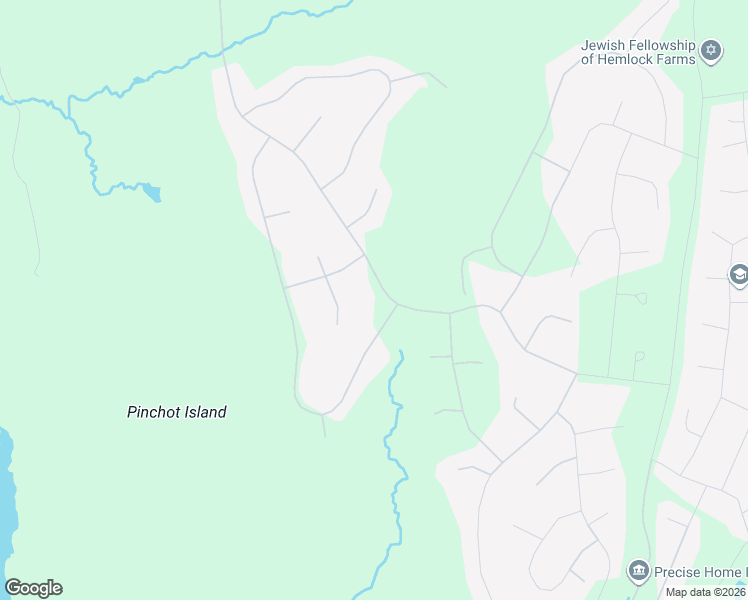 map of restaurants, bars, coffee shops, grocery stores, and more near 3374 Hemlock Farms in Hawley