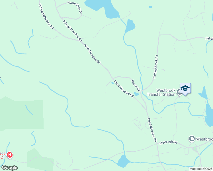 map of restaurants, bars, coffee shops, grocery stores, and more near 755 Pond Meadow Road in Westbrook