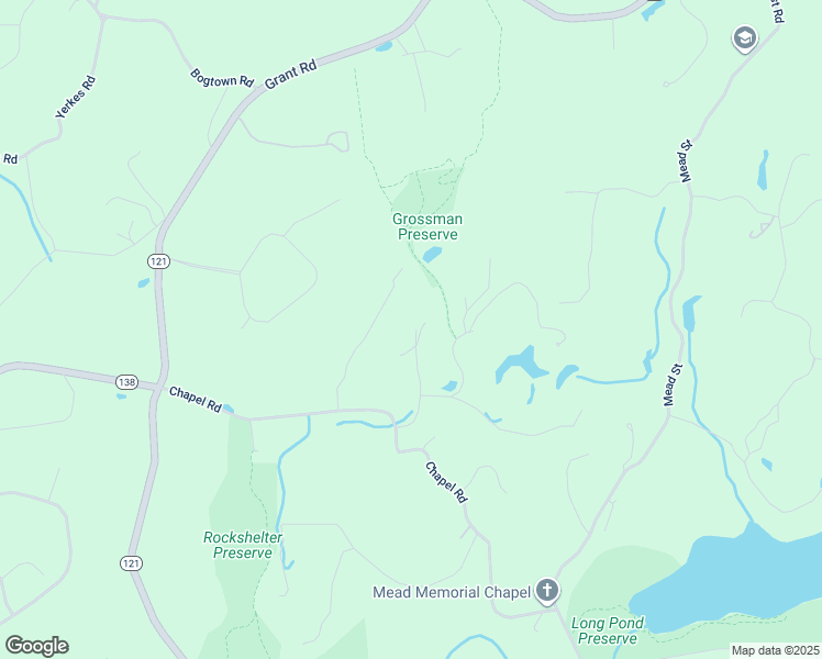 map of restaurants, bars, coffee shops, grocery stores, and more near 10 Chapel Court in Waccabuc