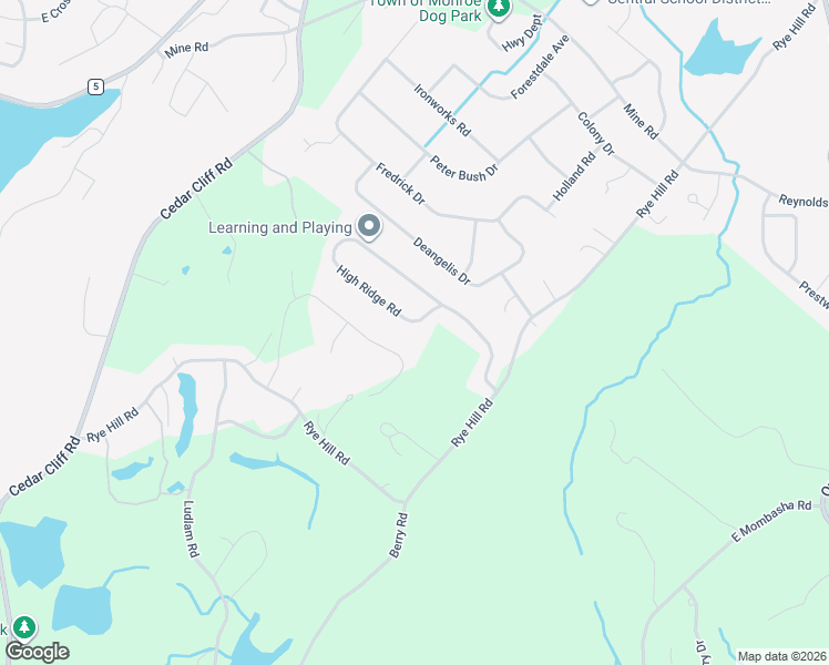 map of restaurants, bars, coffee shops, grocery stores, and more near 123 Steven Court in Monroe
