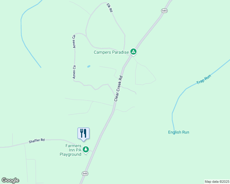 map of restaurants, bars, coffee shops, grocery stores, and more near 42 Ames Circle in Sigel