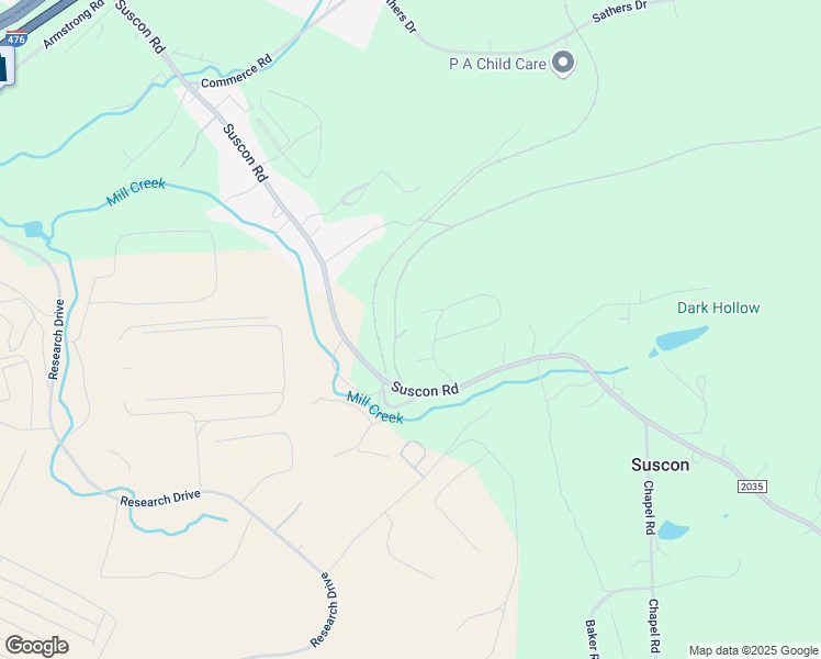 map of restaurants, bars, coffee shops, grocery stores, and more near 989 Suscon Road in Pittston
