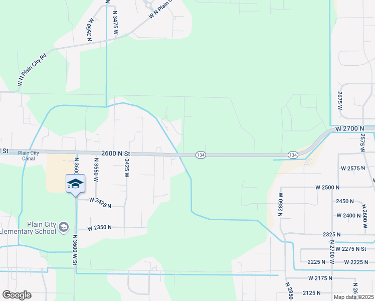 map of restaurants, bars, coffee shops, grocery stores, and more near 3231 West 2600 North Street in Ogden