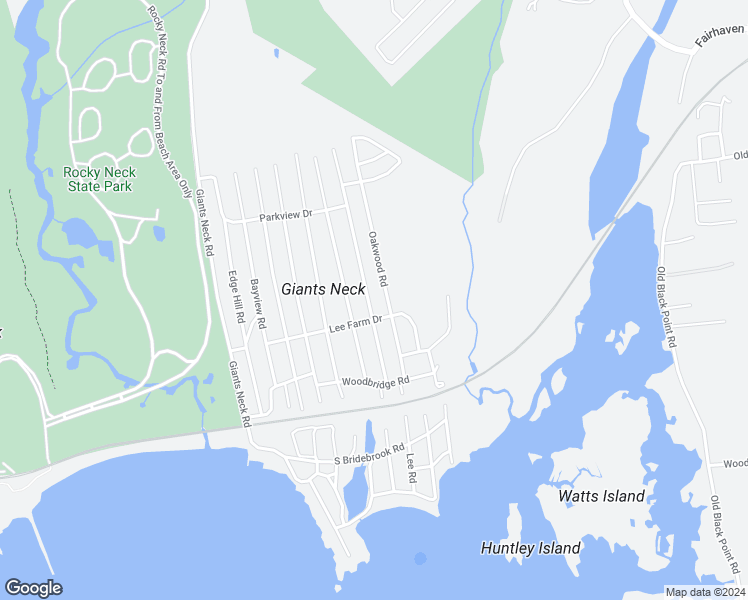 map of restaurants, bars, coffee shops, grocery stores, and more near 39 Laurelwood Drive in East Lyme