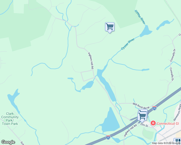 map of restaurants, bars, coffee shops, grocery stores, and more near 167 Ingham Hill Road in Old Saybrook