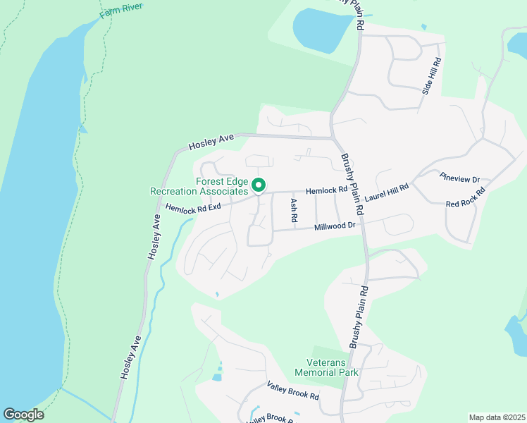 map of restaurants, bars, coffee shops, grocery stores, and more near 217 Blueberry Lane in Branford