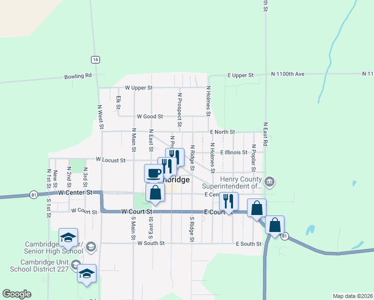map of restaurants, bars, coffee shops, grocery stores, and more near 105 East Railroad Street in Cambridge