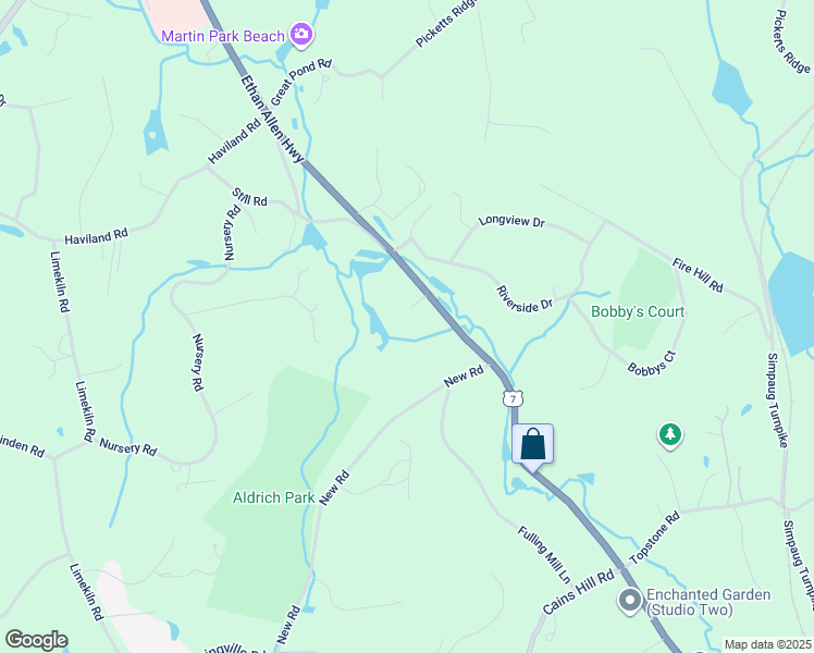 map of restaurants, bars, coffee shops, grocery stores, and more near 8 Palmer Court in Ridgefield
