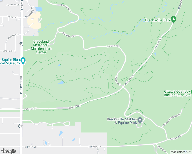 map of restaurants, bars, coffee shops, grocery stores, and more near in Brecksville