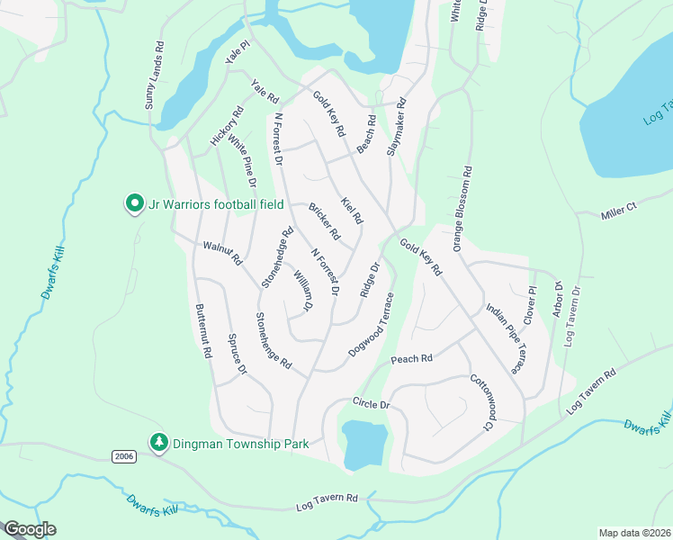 map of restaurants, bars, coffee shops, grocery stores, and more near 100 Kiel Road in Milford