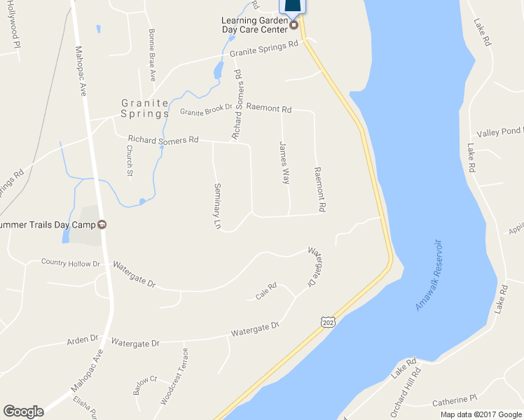 map of restaurants, bars, coffee shops, grocery stores, and more near 32 Raemont Road in Granite Springs