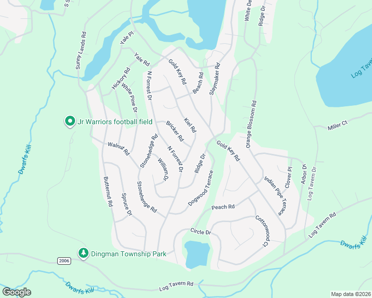map of restaurants, bars, coffee shops, grocery stores, and more near 100-110 Kiel Rd in Milford