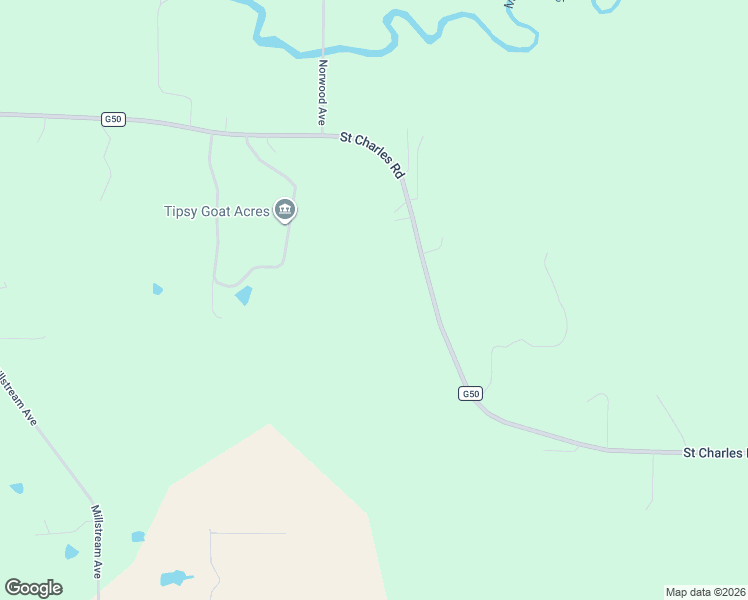 map of restaurants, bars, coffee shops, grocery stores, and more near 2364 Saint Charles Road in Winterset