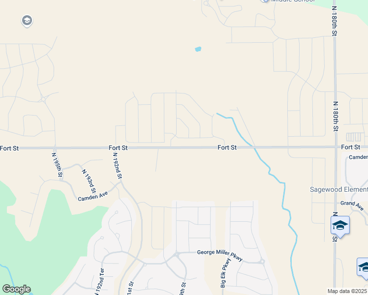 map of restaurants, bars, coffee shops, grocery stores, and more near 18848 Fort Street in Bennington