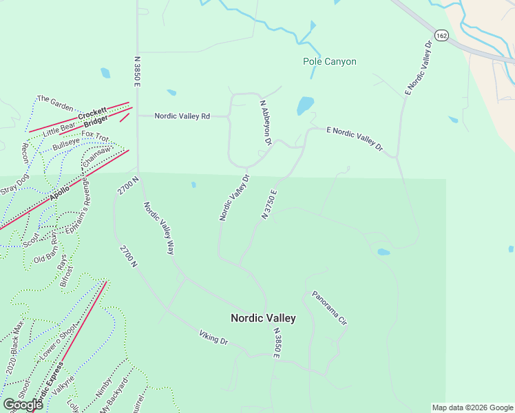 map of restaurants, bars, coffee shops, grocery stores, and more near 2639 3750 East in Eden