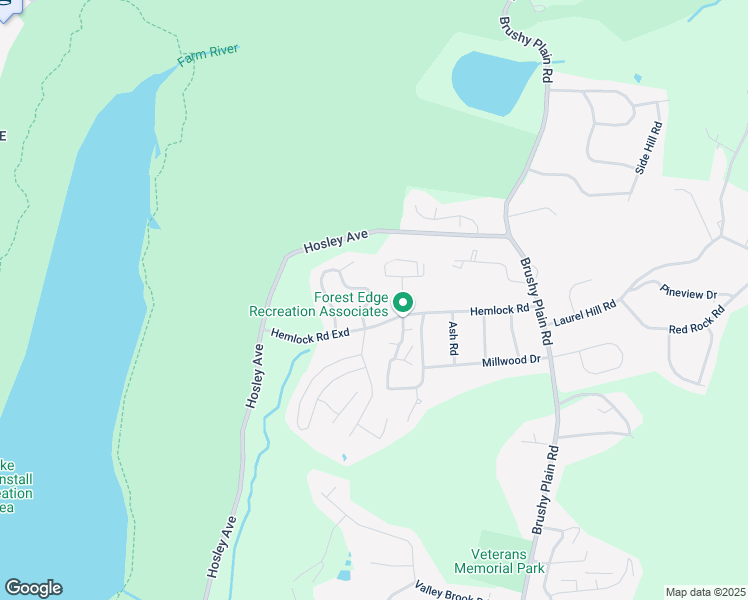 map of restaurants, bars, coffee shops, grocery stores, and more near 32 Hampton Park in Branford