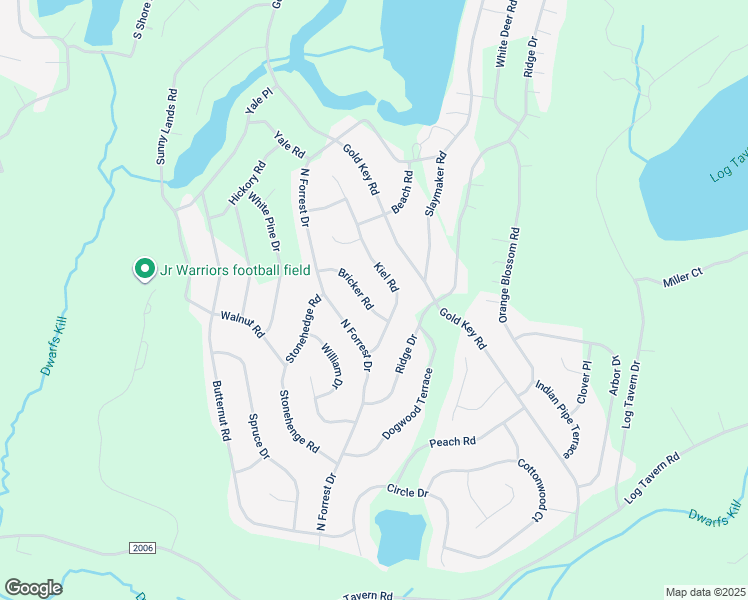 map of restaurants, bars, coffee shops, grocery stores, and more near 105 Bricker Road in Milford