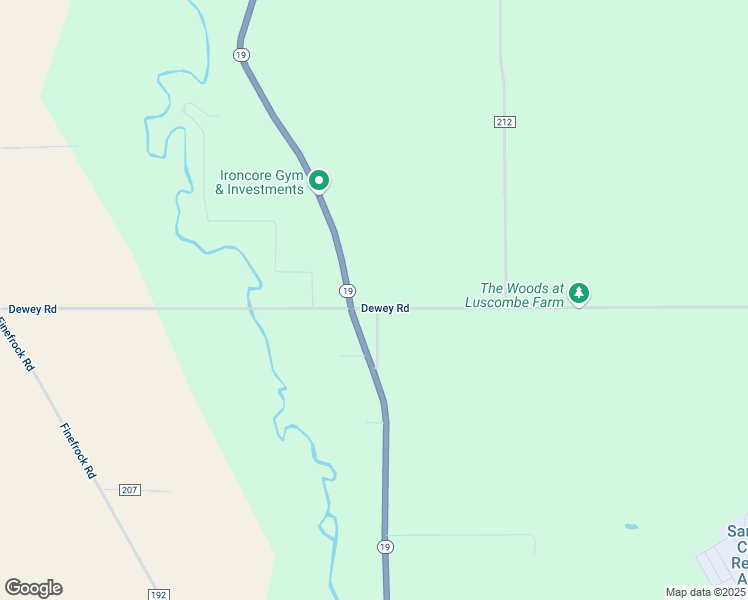 map of restaurants, bars, coffee shops, grocery stores, and more near 2060 County Road 213 in Fremont