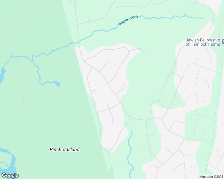 map of restaurants, bars, coffee shops, grocery stores, and more near 407-499 Maple Ridge Dr in Hawley