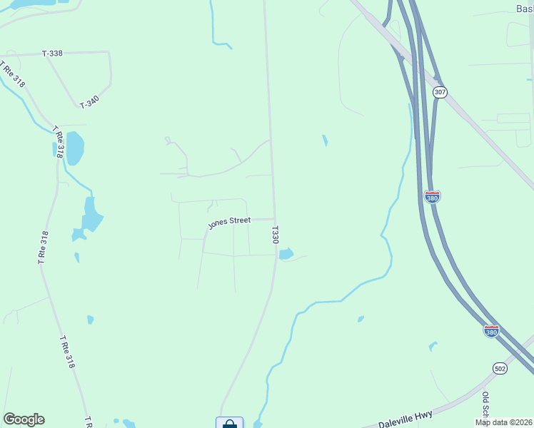 map of restaurants, bars, coffee shops, grocery stores, and more near 155 Laurel Road in Lackawanna County