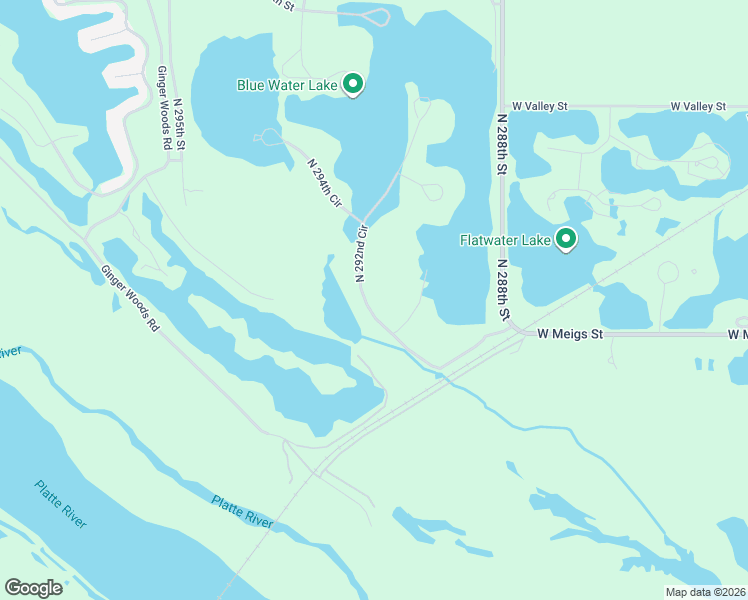 map of restaurants, bars, coffee shops, grocery stores, and more near 5311 North 292nd Circle in Valley