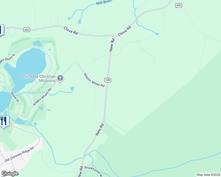 map of restaurants, bars, coffee shops, grocery stores, and more near 317 New Road in Montague