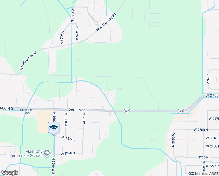 map of restaurants, bars, coffee shops, grocery stores, and more near 2762 North 3225 West in Plain City