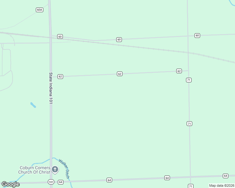 map of restaurants, bars, coffee shops, grocery stores, and more near 7024 County Road 62 in Saint Joe