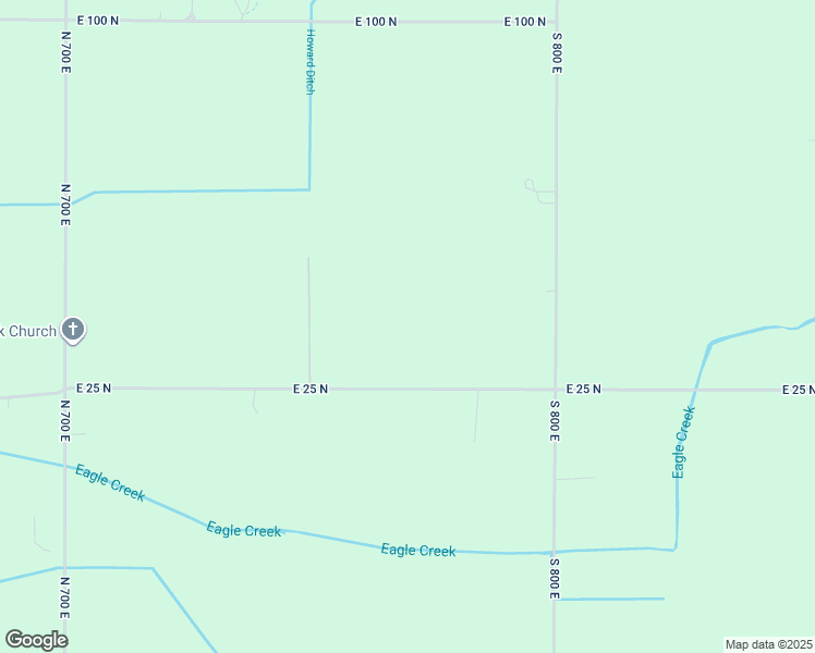 map of restaurants, bars, coffee shops, grocery stores, and more near 7700 East 25 North in Starke