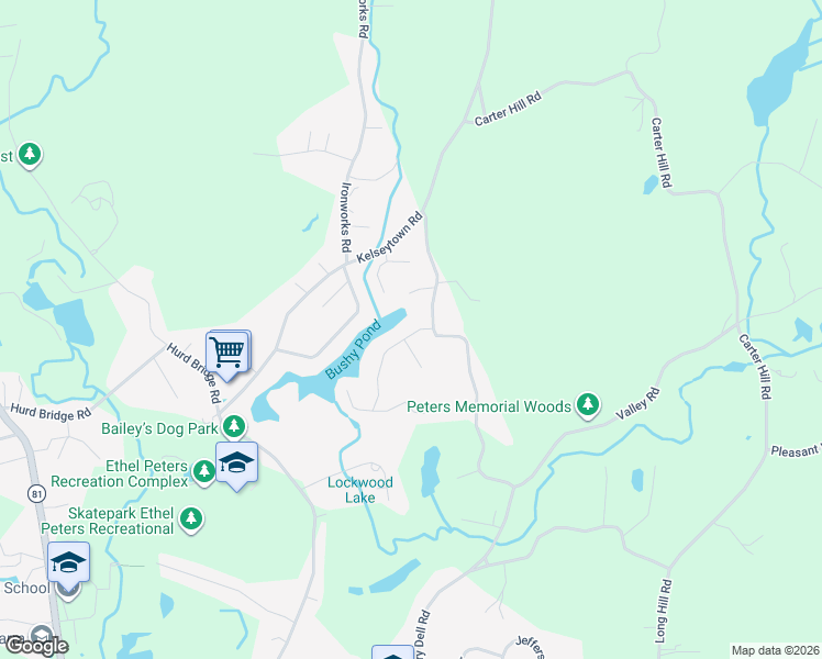 map of restaurants, bars, coffee shops, grocery stores, and more near 6 Lockwood Drive in Clinton