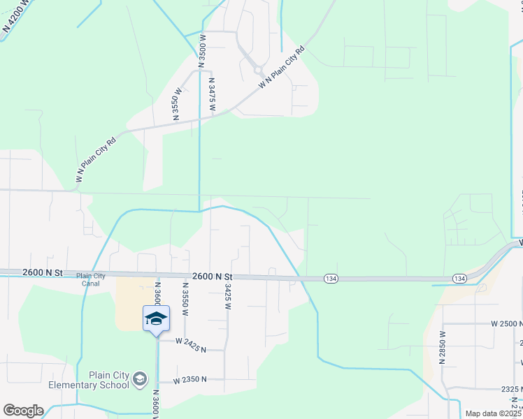 map of restaurants, bars, coffee shops, grocery stores, and more near 2771 North 3225 West in Plain City