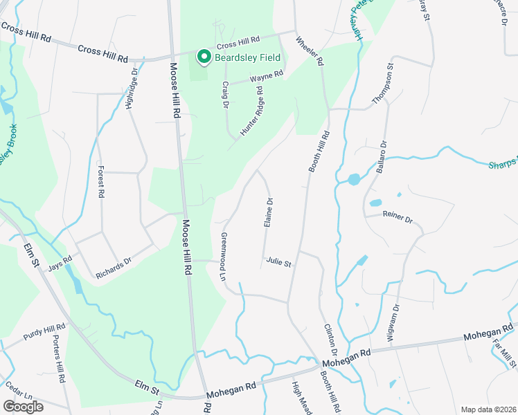 map of restaurants, bars, coffee shops, grocery stores, and more near 28 Elaine Drive in Monroe