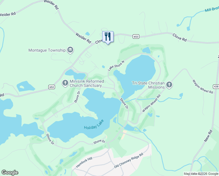 map of restaurants, bars, coffee shops, grocery stores, and more near in Montague