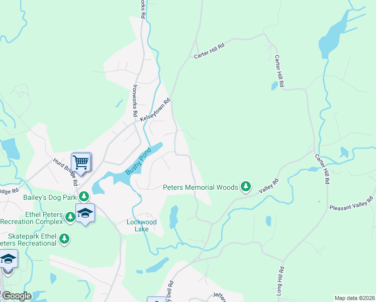 map of restaurants, bars, coffee shops, grocery stores, and more near 44 Brickyard Road in Clinton