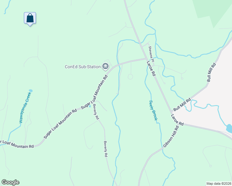 map of restaurants, bars, coffee shops, grocery stores, and more near 57 Sugar Loaf Mountain Road in Chester
