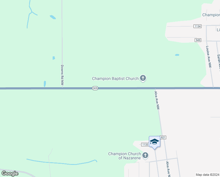 map of restaurants, bars, coffee shops, grocery stores, and more near 683 Center Street West in Warren