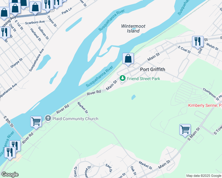 map of restaurants, bars, coffee shops, grocery stores, and more near in 