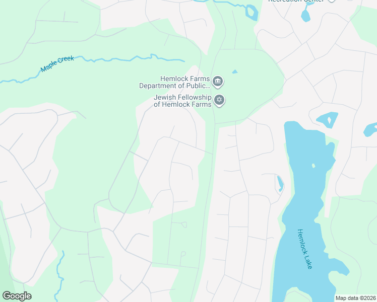 map of restaurants, bars, coffee shops, grocery stores, and more near 103 Fetlock Drive in Hawley