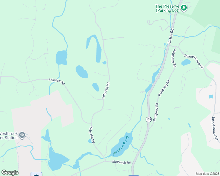 map of restaurants, bars, coffee shops, grocery stores, and more near 340 Toby Hill Road in Westbrook