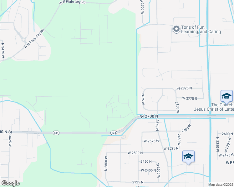 map of restaurants, bars, coffee shops, grocery stores, and more near 2788 West 2775 North in Weber County