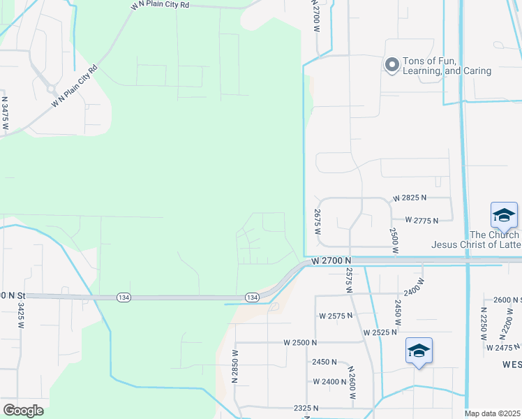 map of restaurants, bars, coffee shops, grocery stores, and more near 2782 West 2775 North in MS CITY